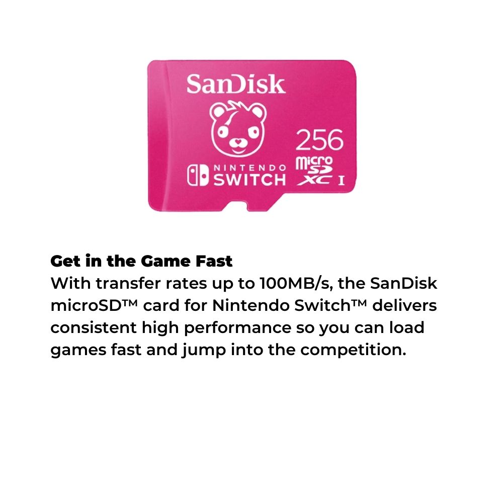 Sandisk Nintendo Switch Fortnite Edition MicroSD Memory Card